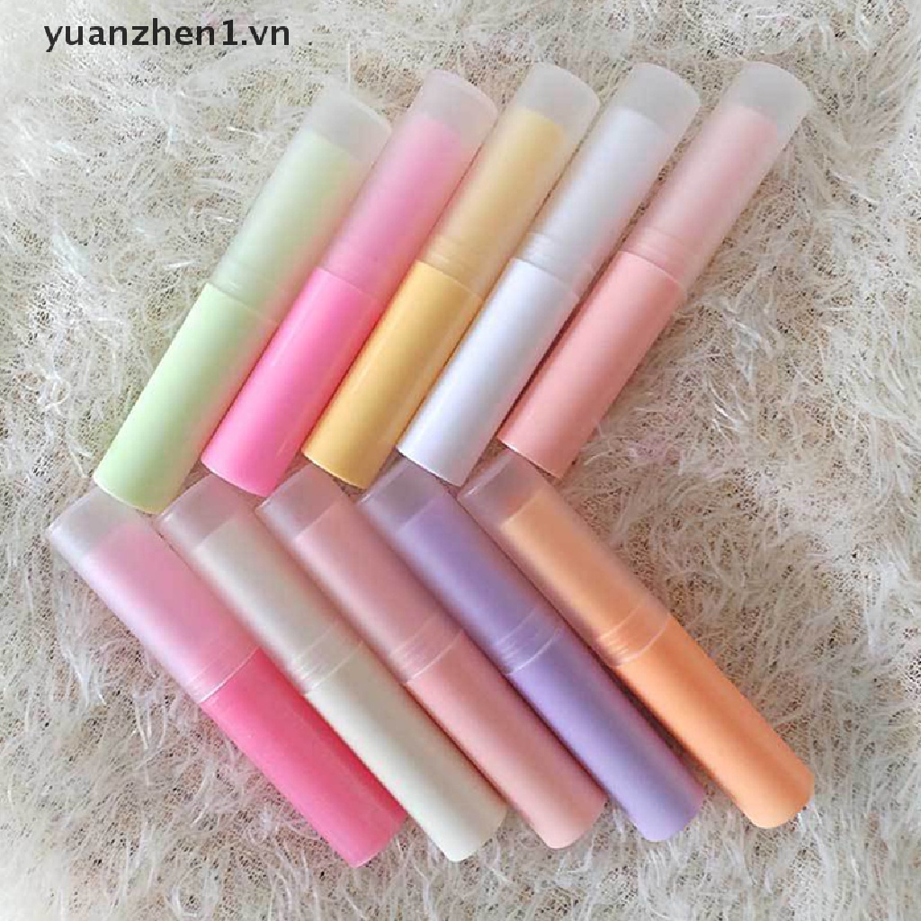 Set 5 Hộp Rỗng Đựng Son Dưỡng Môi 3g Kèm Nắp Đậy Tiện Dụng