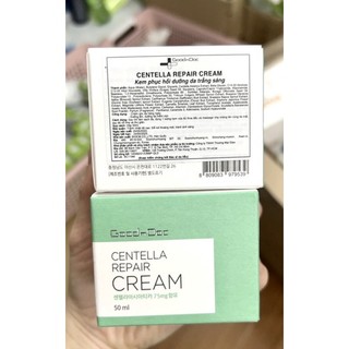 Kem dưỡng ẩm phục hồi rau má GoodnDoc Centella Repair Cream