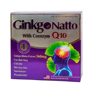 Viên uống Ginkgo Natto Q10 With Coenzym 360mg