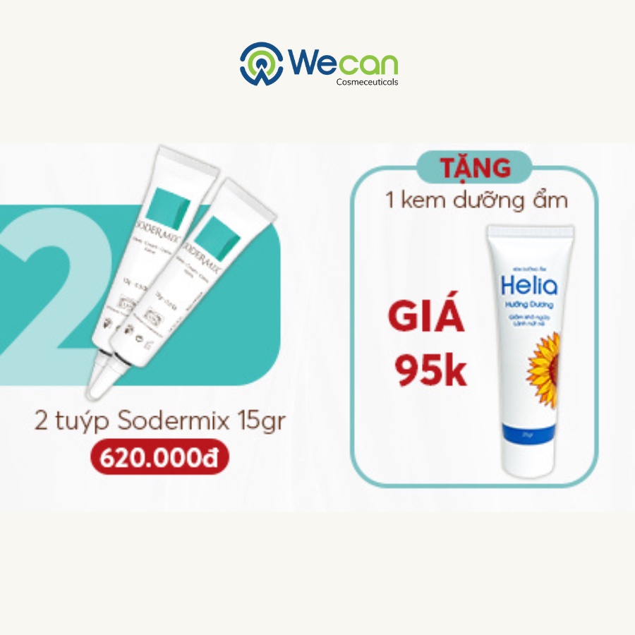 SODERMIX® Kem Bôi Sẹo Lồi, Sẹo Thâm, Sẹo Phì Đại - Nhập Khẩu Nguyên Hộp Từ Pháp - Hàng Chính Hãng