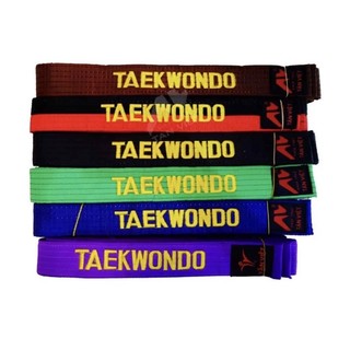 Đai đủ màu Taekwondo