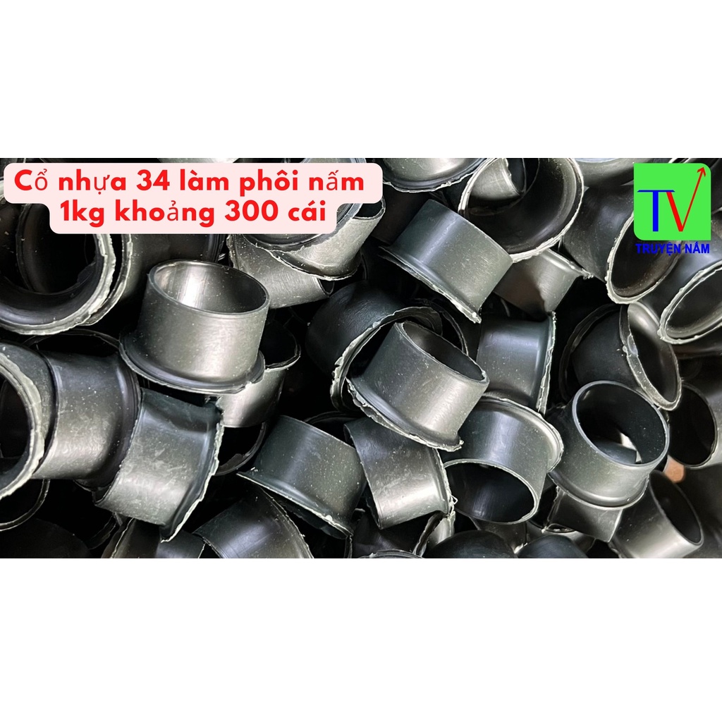 Cổ nhựa 34 làm phôi nấm chịu nhiệt tốt