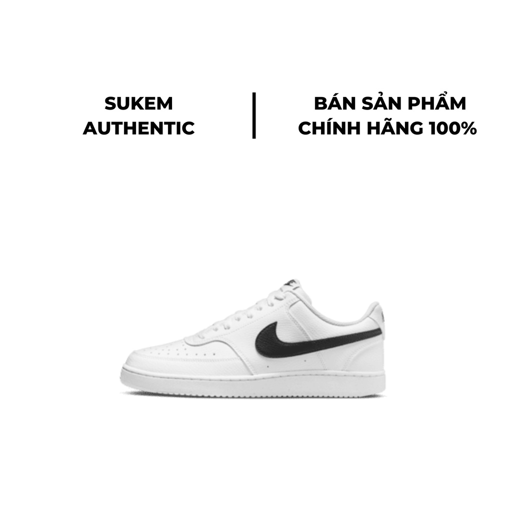 Giày Nike Court Vision Low Trắng Đen  Hàng Chính Hãng 100% - DH2987-101