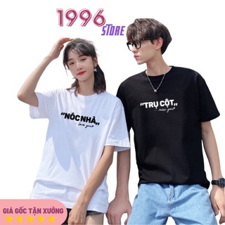 Áo phông Unisex thun cổ tròn đôi nam nữ, chất liệu cotton cao cấp