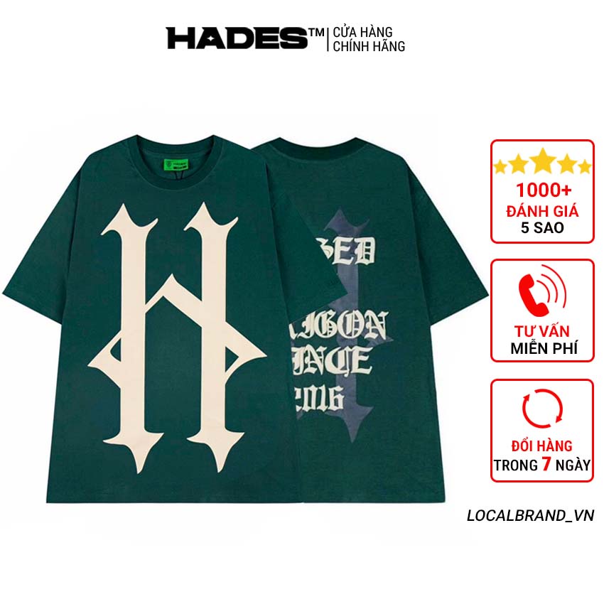 [LOCAL BRAND] Áo thun Hades Alternative tay lỡ, form rộng vải Cotton - Thời trang nam nữ Unisex Streetwear Hàn Quốc