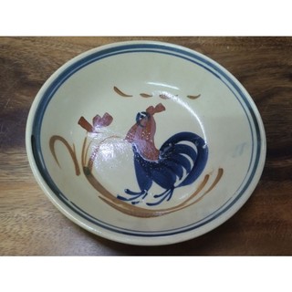 Dĩa Con Gà kiểu xưa trũng lòng đường kính 20cm