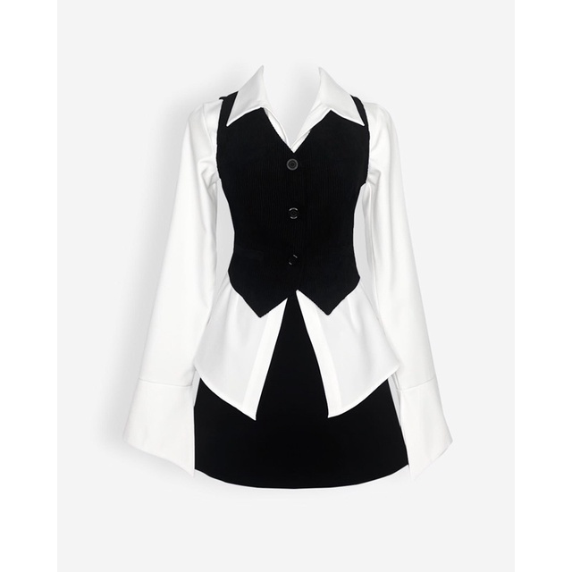 DALLA Áo gile nữ dạng vest cài khuy (GL03) | BigBuy360 - bigbuy360.vn