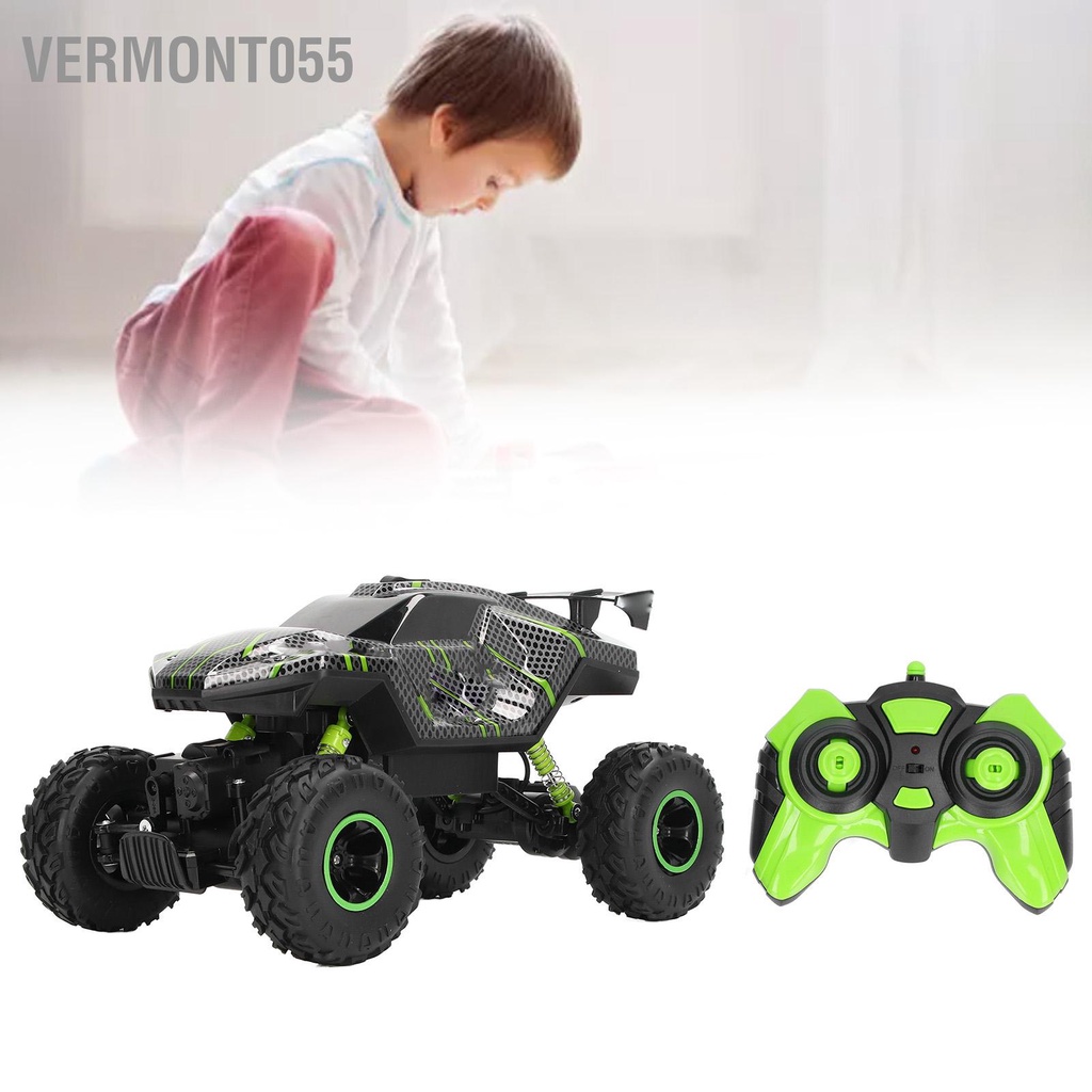 Có thể bán buôn Mô hình điều khiển từ xa 2.4Ghz RC Climbing Car 10‑15KM / H Quà tặng Giáng sinh nhật màu xanh lá cây cho trên 6 tuổi Vermont055 Hàng giao ngay