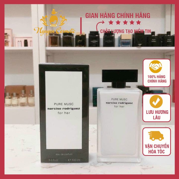 Nước hoa nữ Narciso Rodriguez Fleur Musc For Her EDP SIÊU HÓT , Bao thơm và quyến rũ