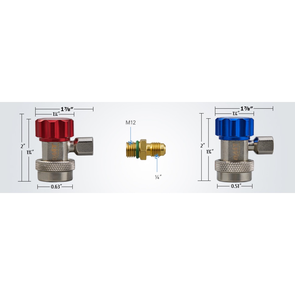 Bộ 2 Đầu Nối R134A Cho Máy Điều Hòa