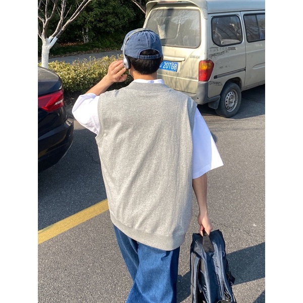 Áo Gile Nam INFLATION Form Rộng Chất Nỉ Mềm Mịn Hàng Cao Cấp