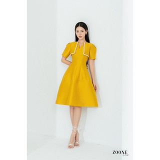 Váy Tafta tre phối dây trang trí