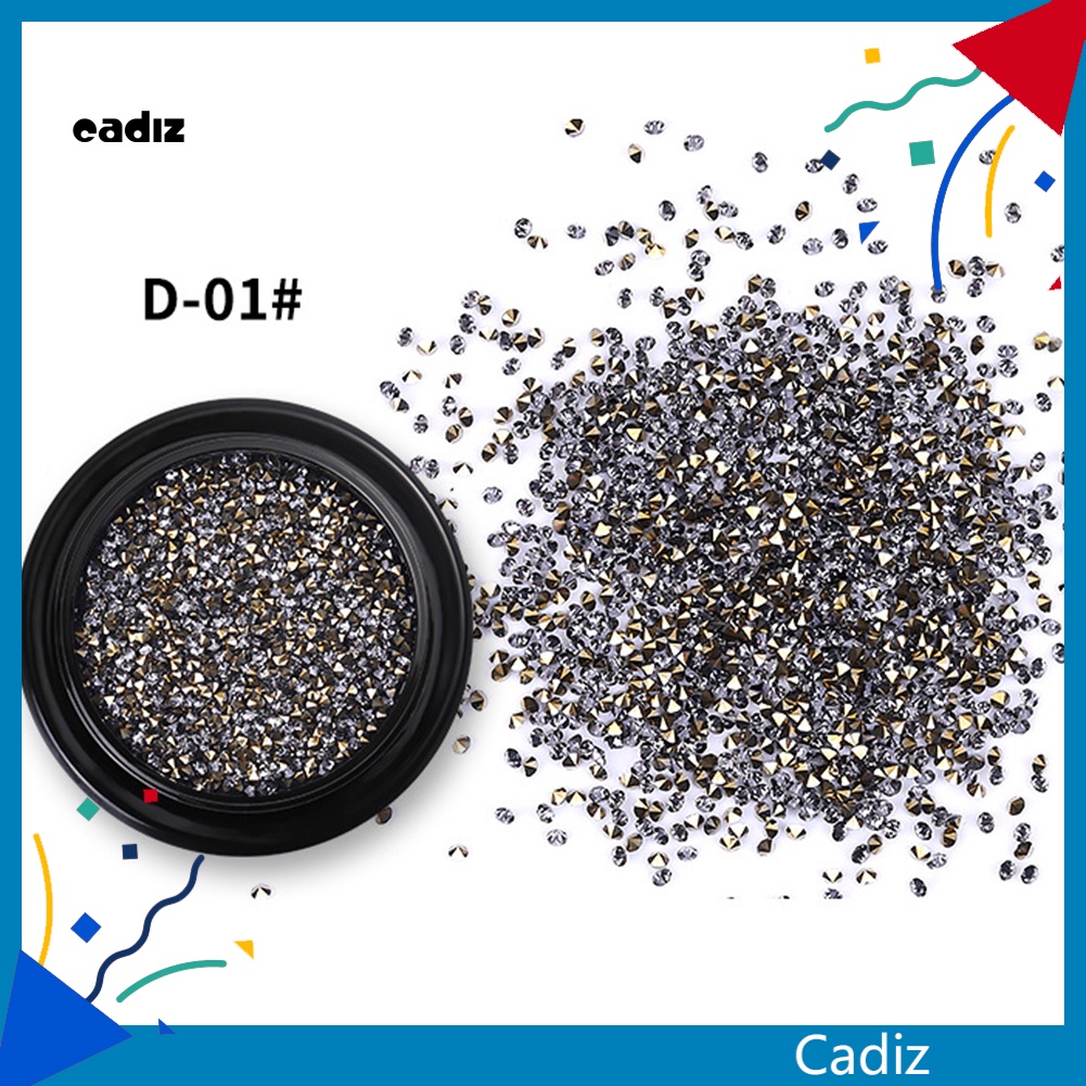 Hộp Phụ Kiện Đá Lấp Lánh Trang Trí Móng Nghệ Thuật