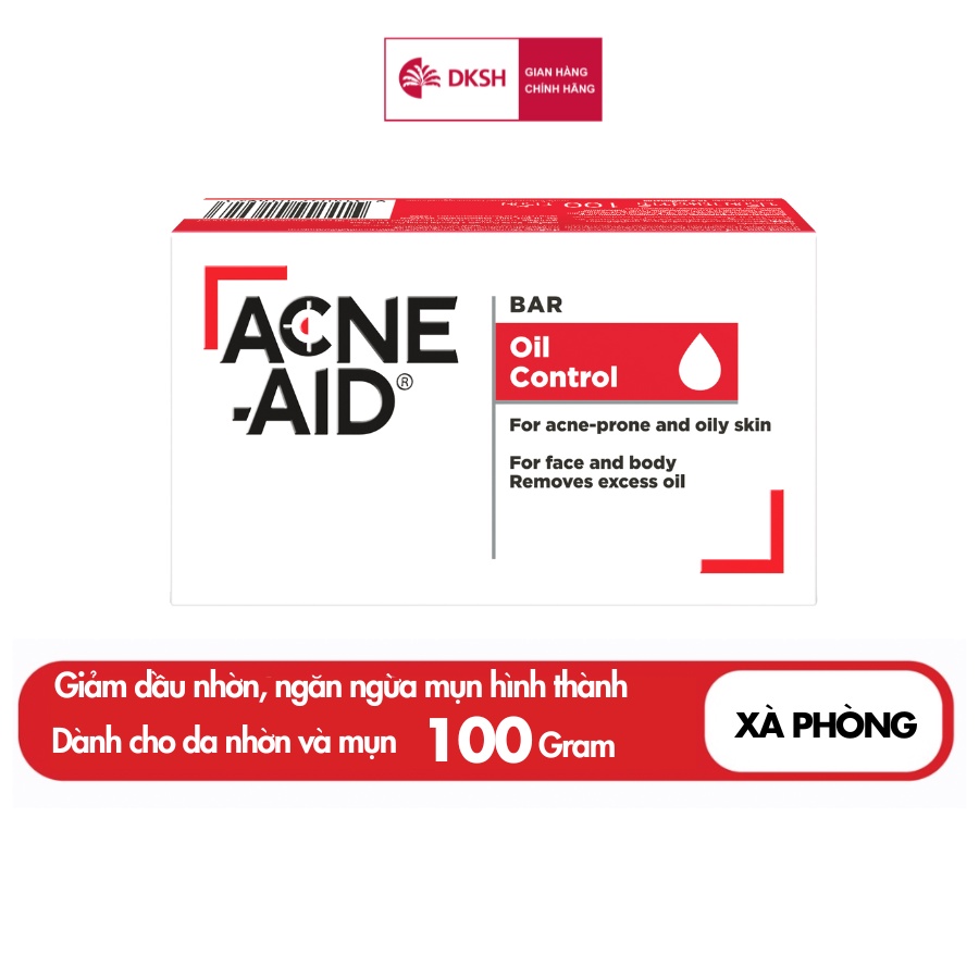 Xà phòng rửa mặt ACNE - AID SOAP BAR 100gr - Cho Da Nhờn Và Mụn