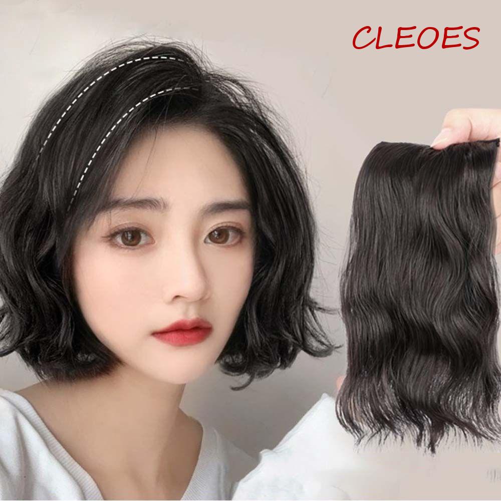 Miếng Đệm Tóc Giả Xoăn Vô Hình Bằng Sợi Tổng Hợp Dành Cho Nữ