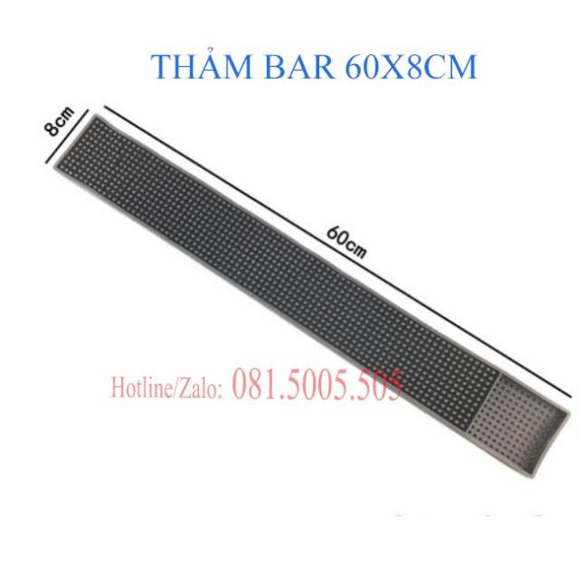 [Sỉ] Thảm Cao Su Quầy Bar kích thước 60x8cm - Thảm bar pha chế -Dụng cụ pha chế Tony