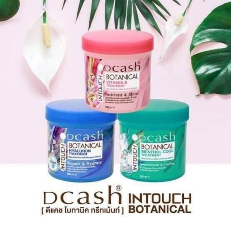 Hấp dầu Dcash Intouch Botanical 500ml_ phục hồi hư tổn