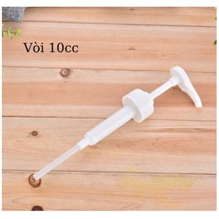 Vòi nhấn bơm đường- siro dành cho bình thủy tinh-nhựa 1100ml-Monin-Torani định lượng 10cc
