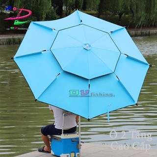 Ô câu cá - che nắng, mưa, dã ngoại 2 tầng cao cấp - 2m 2m2 2m4