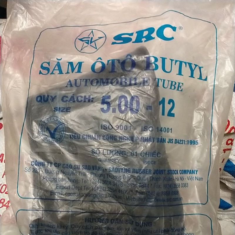 SĂM  ÔTÔ 5.00-12 SAO VÀNG