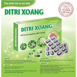 Hỗ Trợ Viêm Xoang - Ditri xoang