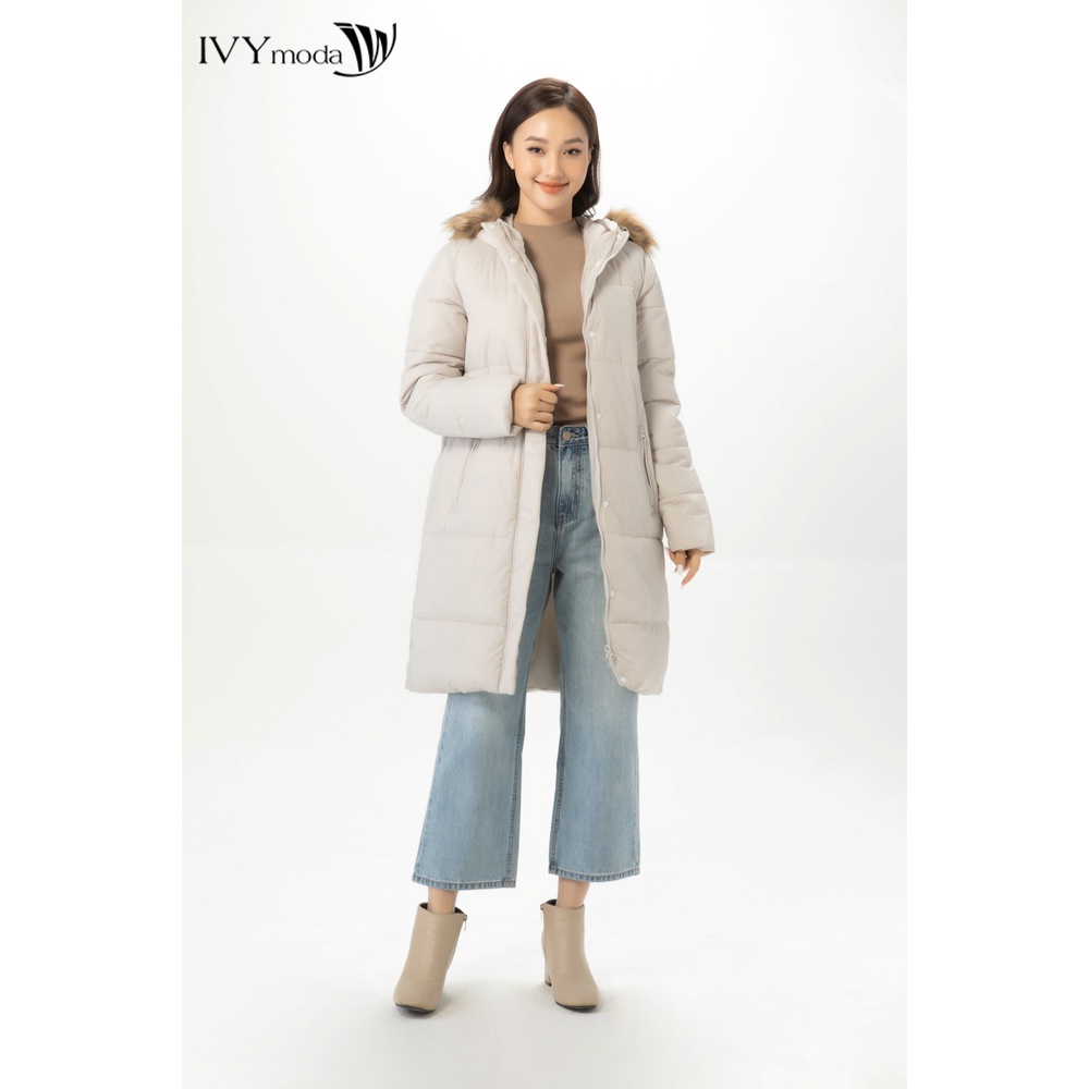 Áo khoác phao nữ dáng dài IVY moda MS 71B8857