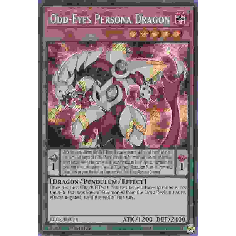 Thẻ Bài Yugioh Odd-Eyes Persona Dragon - BLCR-EN074 - Secret Rare 1st Edition