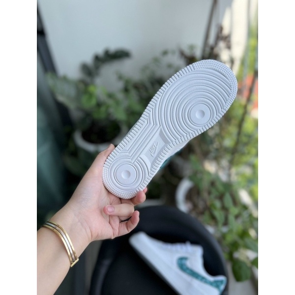 GIÀY AF1 VỆT XANH HOA VẮN MỚI FULL BOX