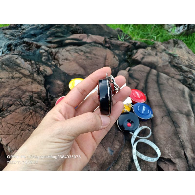 Thước dây cuộn Đức nhỏ móc khóa  Picco 84203 hoechstmass