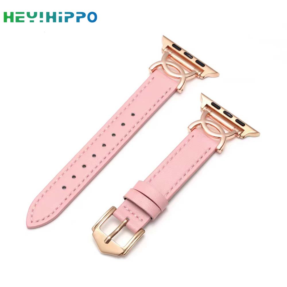 Dây Đeo Bằng Da Có Khóa Thời Trang Cho Đồng Hồ Thông Minh iwatch 49 / 45 / 44 / 42 / 41 / 40 / 38mm 8 / 7 / 6 / 42 / 41 / 40 /