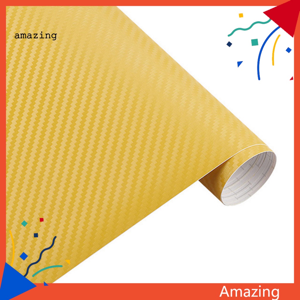 Cuộn Phim Dán Sợi Carbon 20x127cm Trang Trí Xe Hơi Xe Máy DIY
