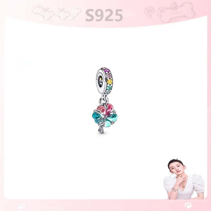 Mặt Dây Chuyền Mạ Bạc S925 Hình Lâu Đài Nhiều Kiểu Dáng Thời Trang