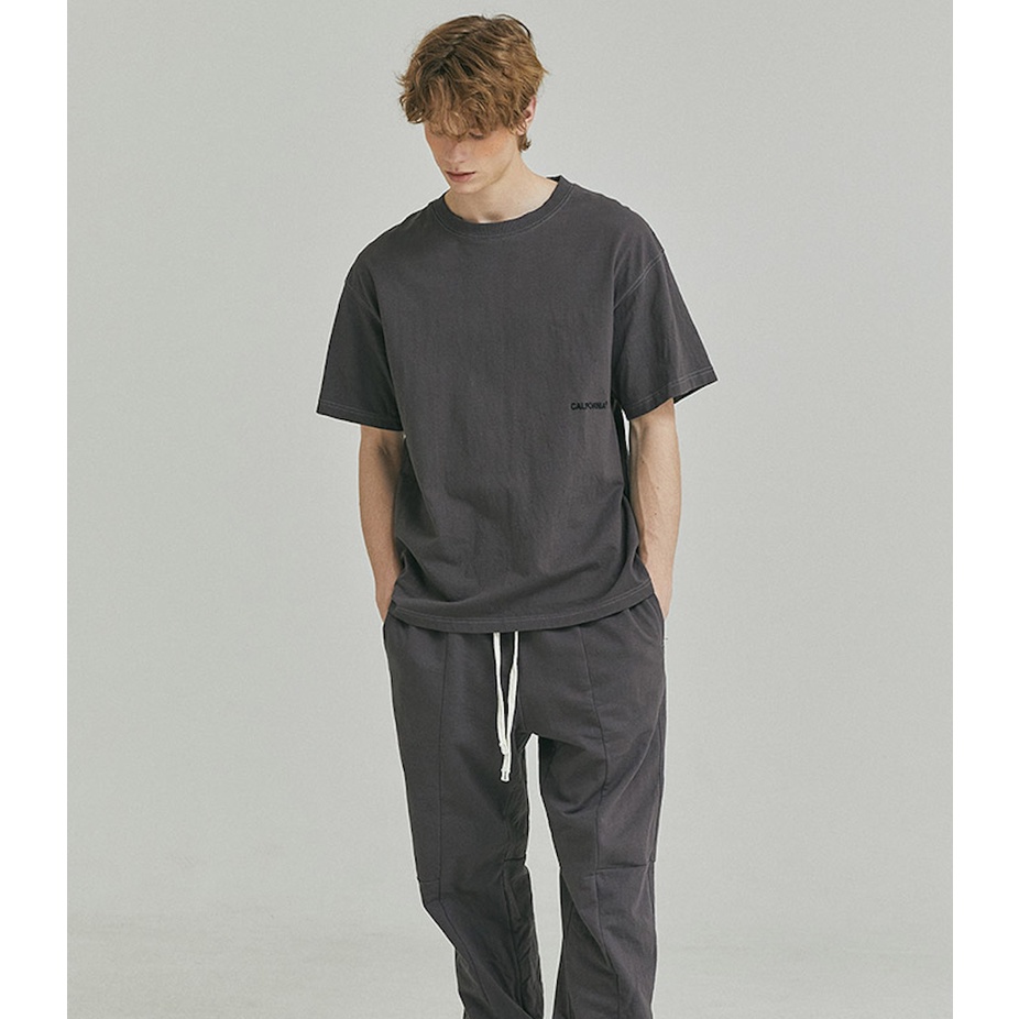 Áo thun trơn basic thêu California WHO.A.U unisex  - P:B