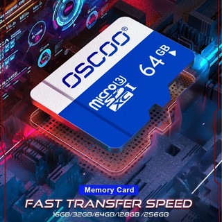 Thẻ nhớ micro sd oscoo class 10 64gb chính hãng, đọc ghi tốc độ cao, dùng cho wifi camera, smartphones, máy ảnh,...