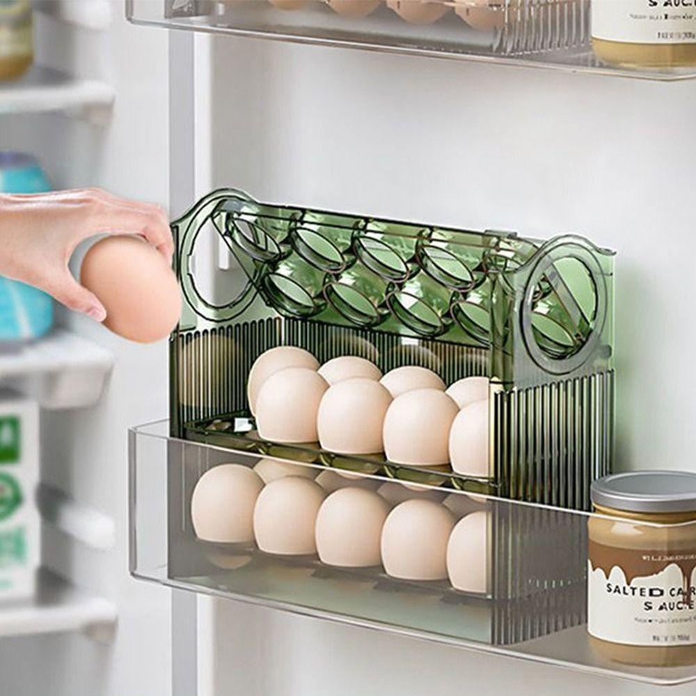 JANE Khay Đựng Trứng 3 Tầng Sức Chứa Lớn Tiện Dụng Cho Tủ Lạnh