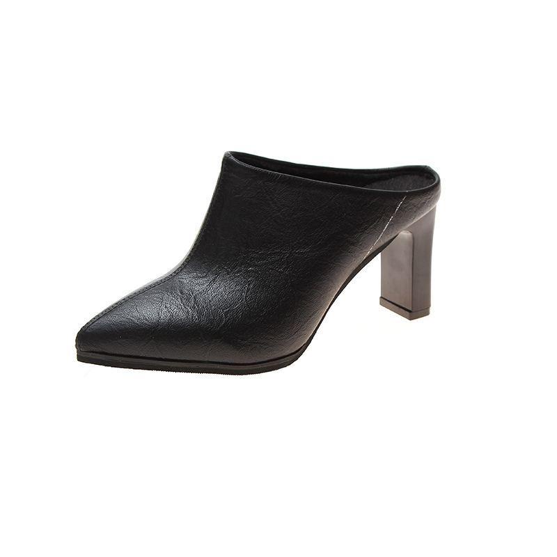 Dép Cao Gót Mũi Nhọn Phong Cách Hàn Quốc Cho Nữ