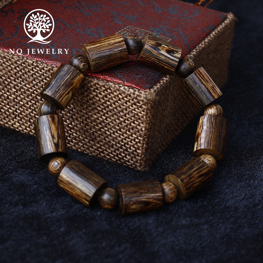 Vòng trầm sánh trụ trơn - NQ Jewelry