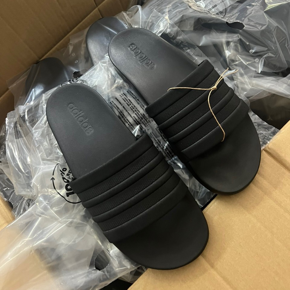Chính hãng Chip RFID Dép nam Adidas Mono Plus full thẻ treo tag bịch niêm phong - Aries Sốp