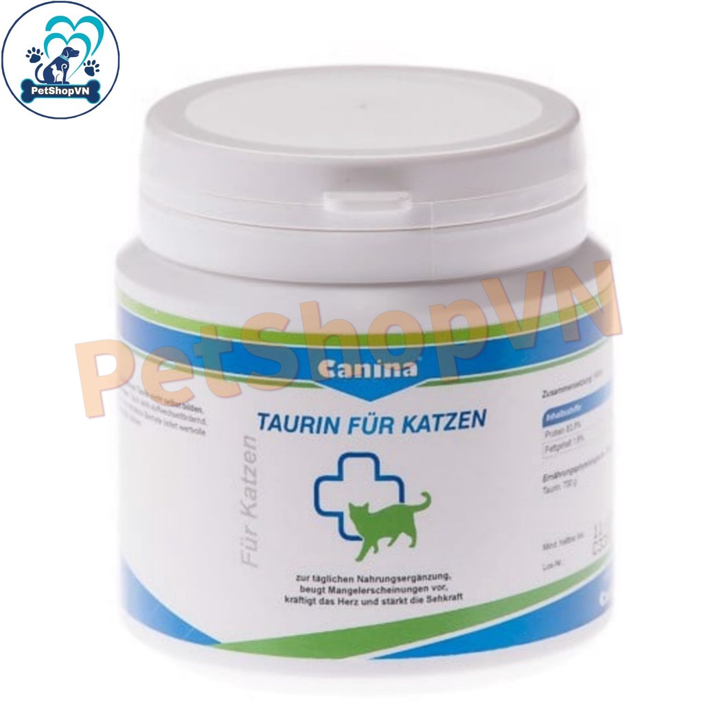 HỘP 100G BỘT KHOÁNG bổ sung Taurin cho mèo CANINA Taurin For Cats - THỰC PHẨM BỔ SUNG TAURIN