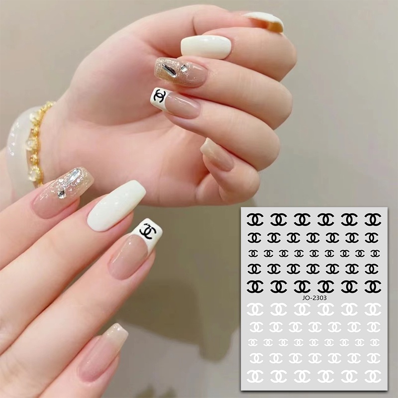 Hình dán trang trí móng 3D STZPRONAIL họa tiết đa dạng phong cách sang trọng độc đáo