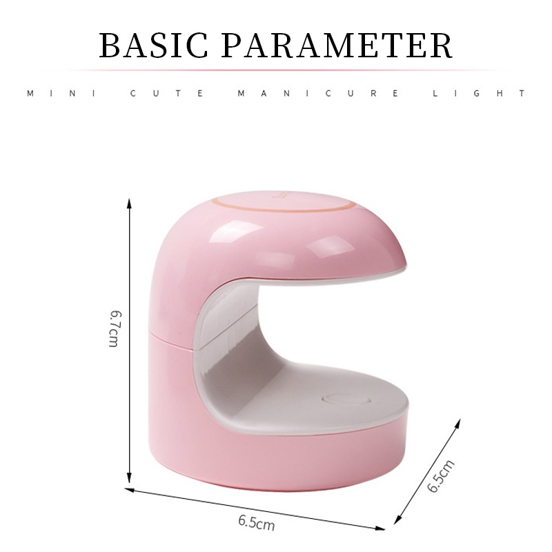 Đèn hong khô sơn móng UR SUGAR mini công suất 18W thiết kế hình quả trứng tiện dụng