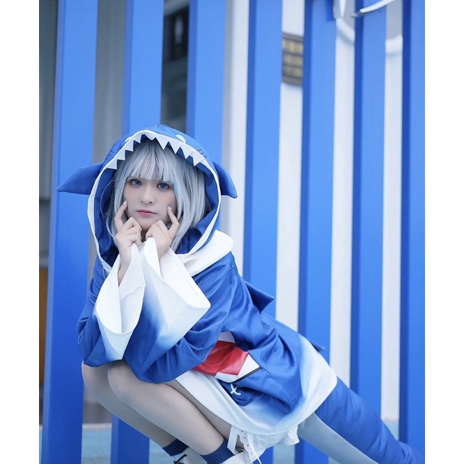 (Sẵn) Trang phục cosplay nhân vật HololiveEN Gwar Gura #Gura- Loại 1 | BigBuy360 - bigbuy360.vn