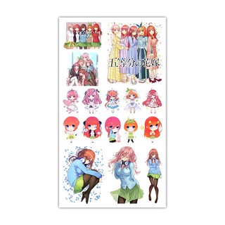 Miếng dán sticker anime Gotoubun no Hanayome