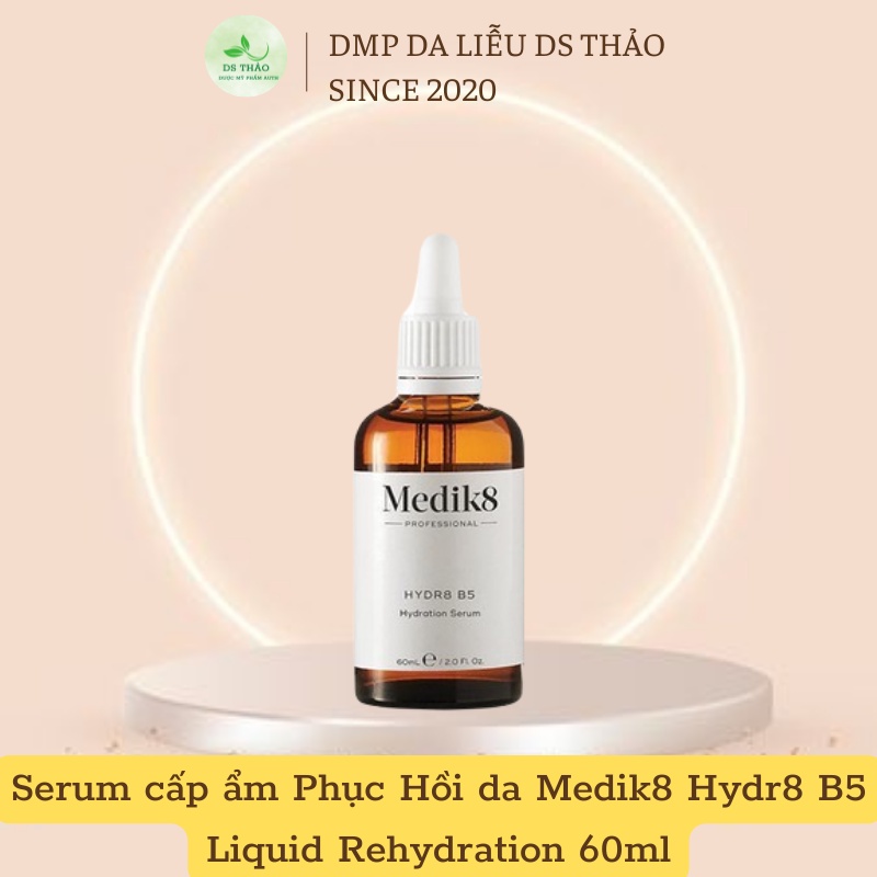 Serum phục hồi cấp ẩm Medik8 Serum Hydr8 B5 Liquid Rehydration Serum 30ml/60ml làm dịu da mặt - Mecskincare