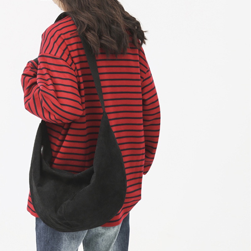 Túi Xách Nhung Kẻ Cỡ Lớn Phong Cách retro Dành Cho Nữ