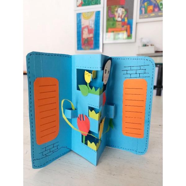 THIỆP HANDMADE POP-UP TẶNG GIÁO VIÊN SINH NHẬT