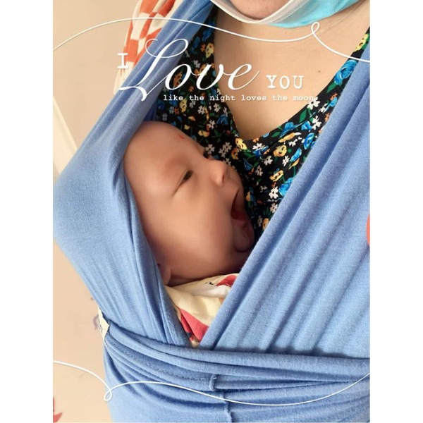 Địu vải Kangaroo, địu vải moby wrap
