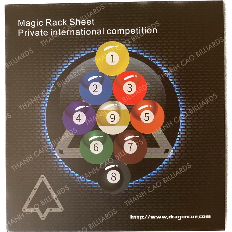 Film Xếp Bóng Magic Trong Suốt | Phim Xếp 9 Bi 10 Bi | Phim Xếp Bóng Bida Loại Dày 0.2mm