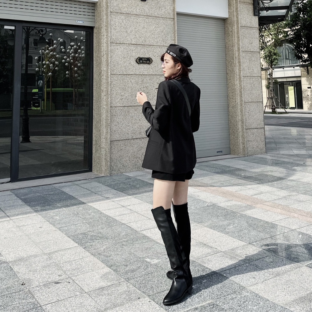 Áo blazer nữ CONSOLIM tuyết si nhập cao cấp dáng rộng thiết kế sang trọng A27 | BigBuy360 - bigbuy360.vn