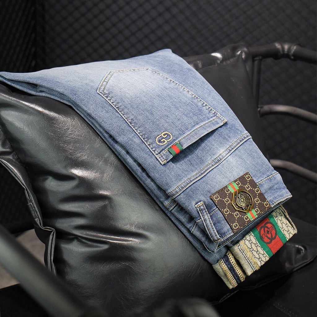 Quần jeans Gucci Dáng Ôm Thời Trang Xuân Thu 2022 Cho Nam Và Nữ